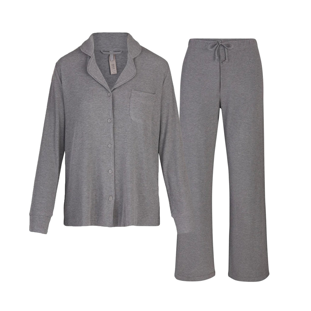 SOFT LOUNGE SLEEP SET | HEATHER GREY