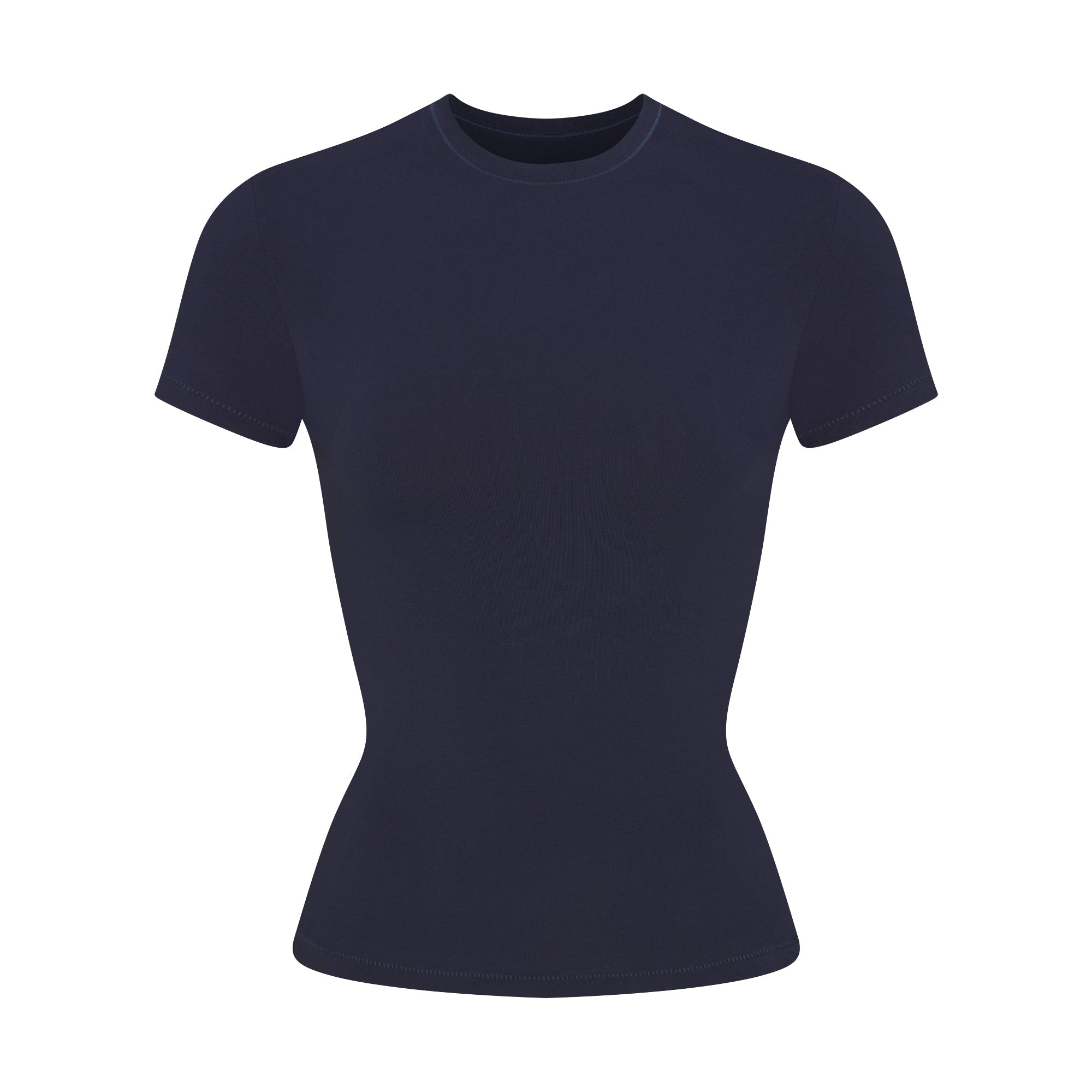 COTTON JERSEY T-SHIRT | NAVY