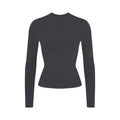 COTTON JERSEY LONG SLEEVE T-SHIRT | SOOT