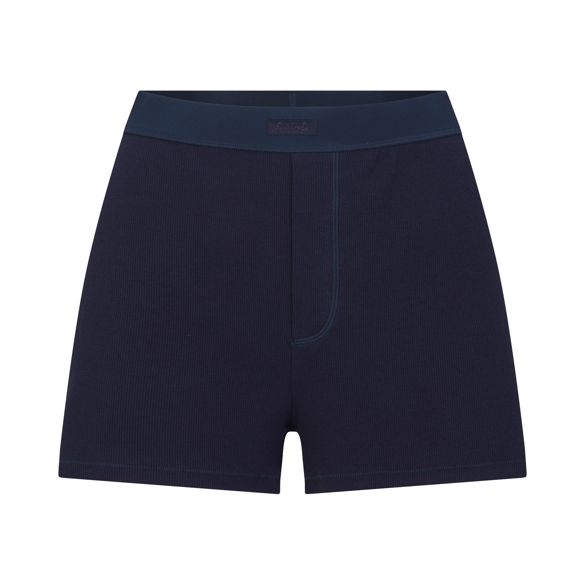 COTTON RIB LOOSE BOXER | NAVY