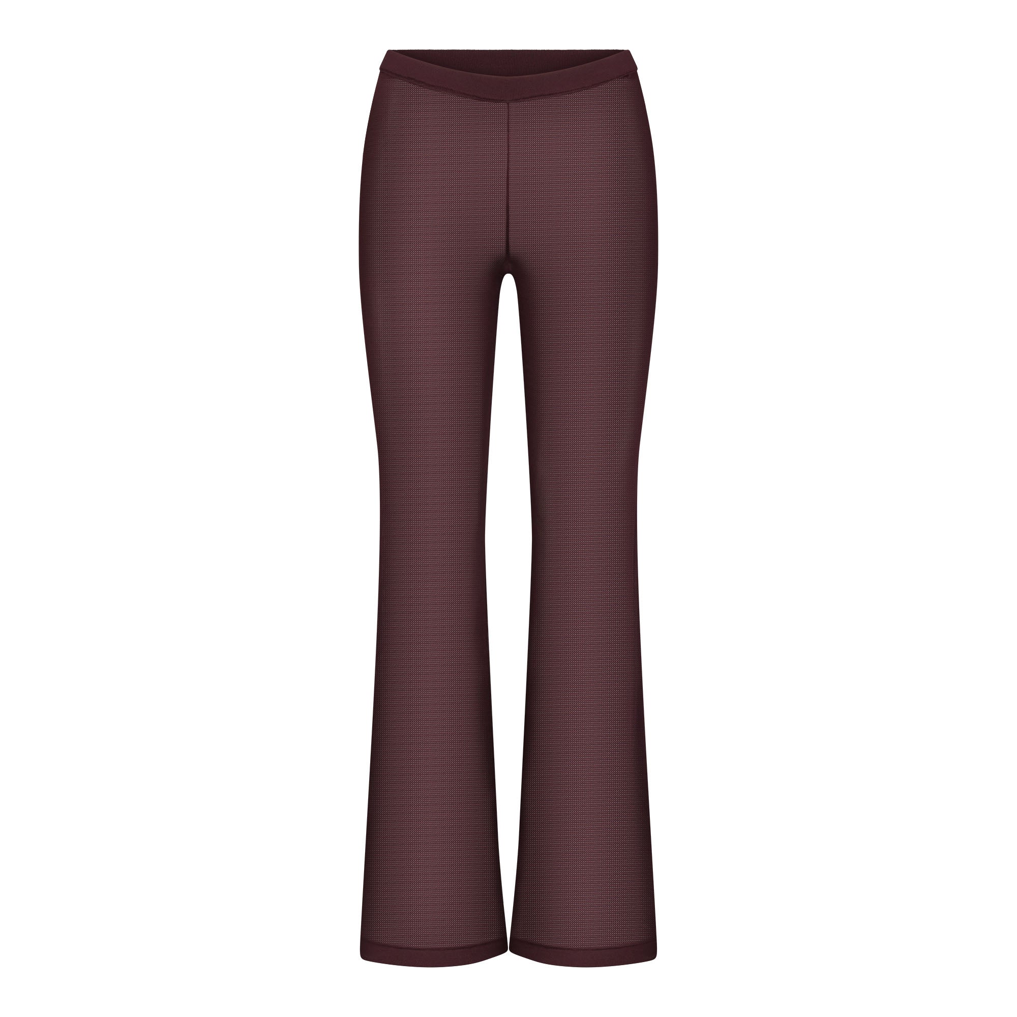 SLINKY KNIT LOW RISE PANT | CURRANT