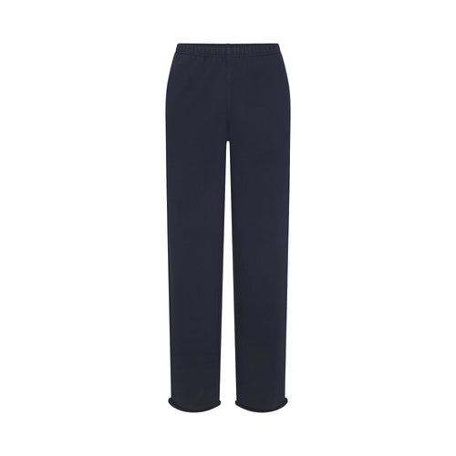BOYFRIEND FLEECE STRAIGHT LEG PANT | NAVY