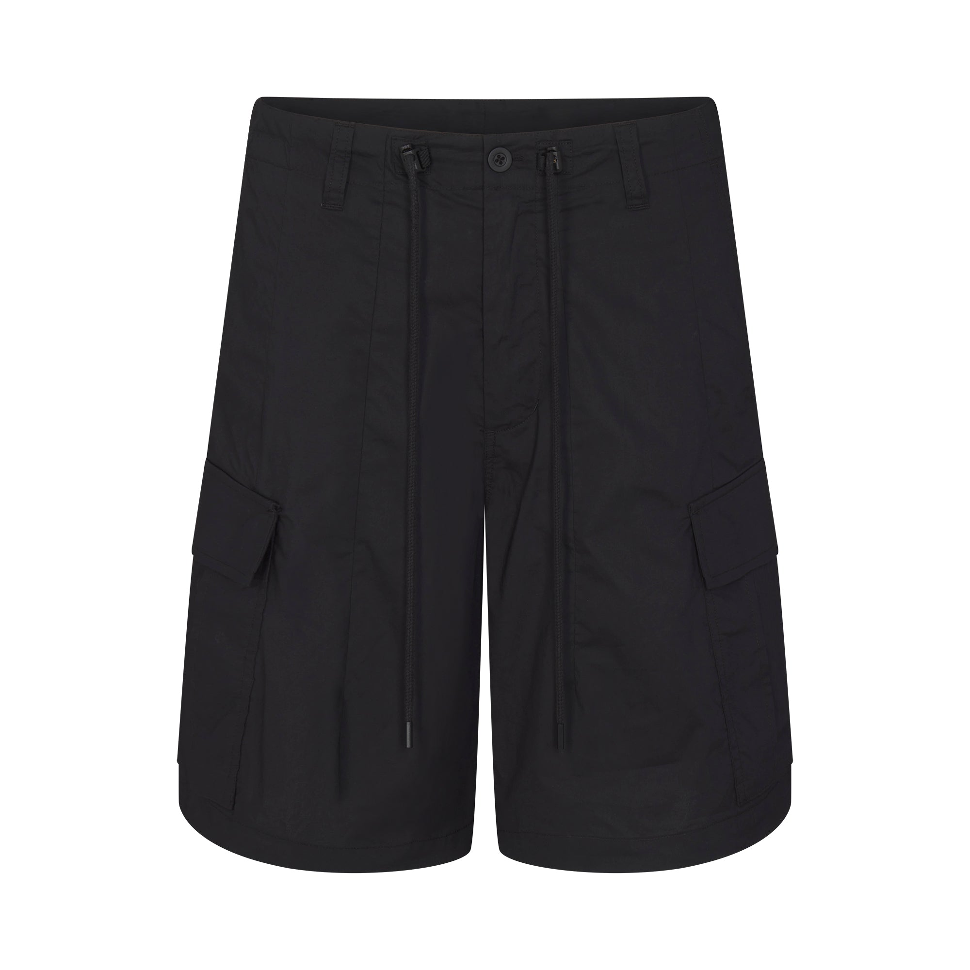 WOVEN COTTON OVERSIZED CARGO SHORT | ONYX