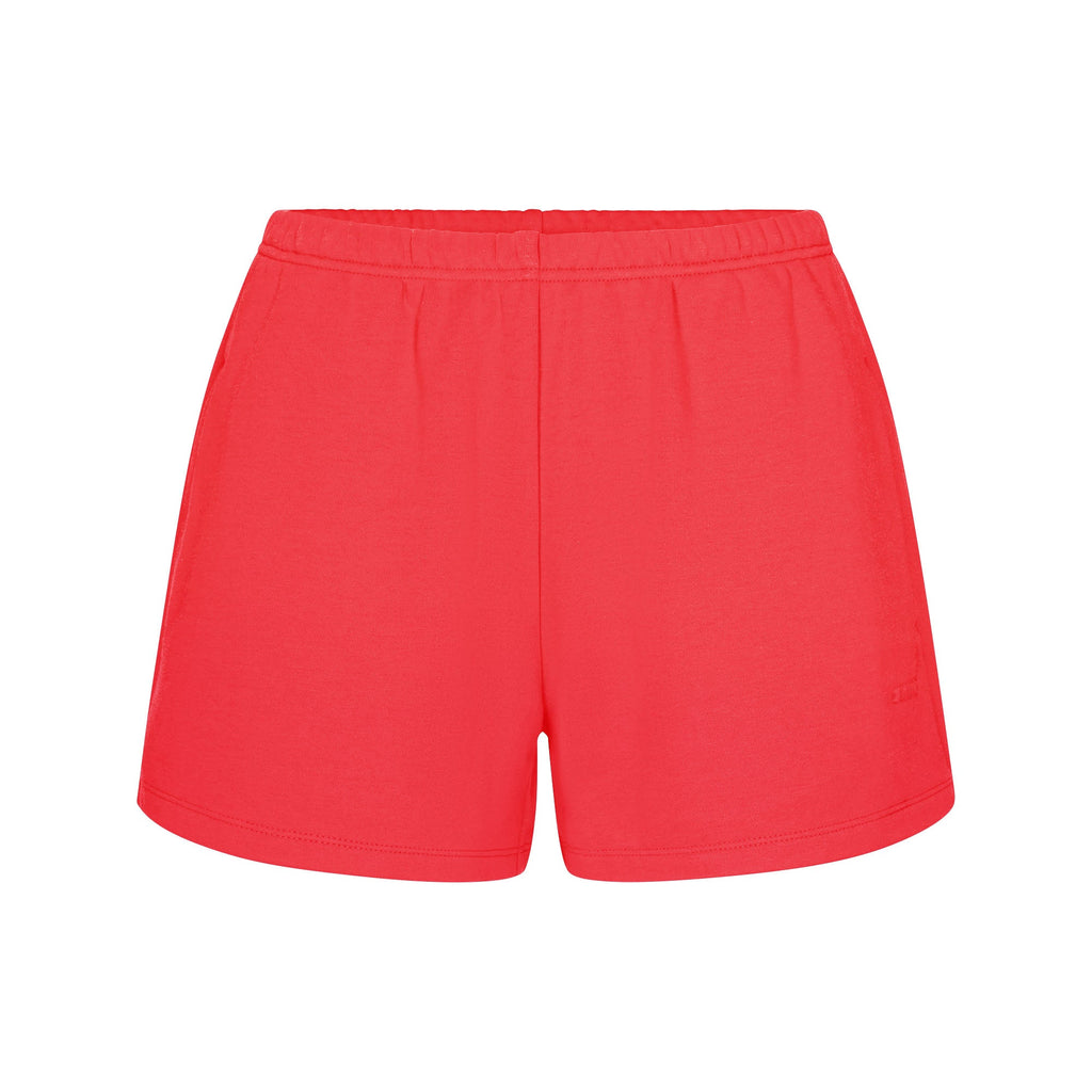 COTTON FLEECE CLASSIC SHORT | WASHED RED