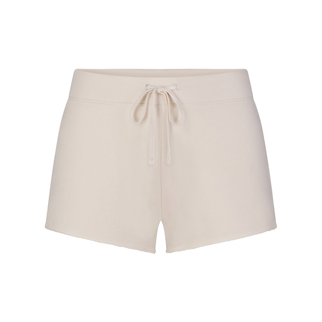 DRAPEY FRENCH TERRY SHORT | BUFF