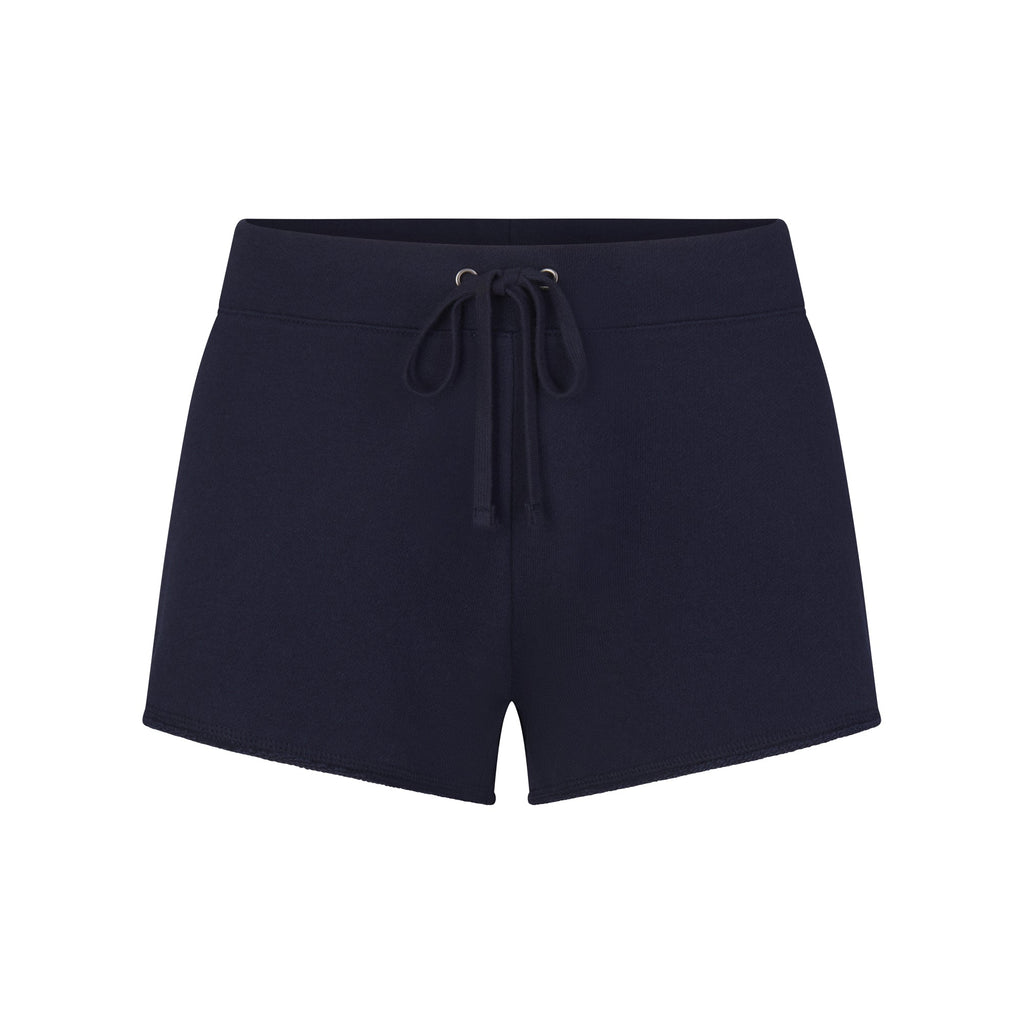 DRAPEY FRENCH TERRY SHORT | NAVY
