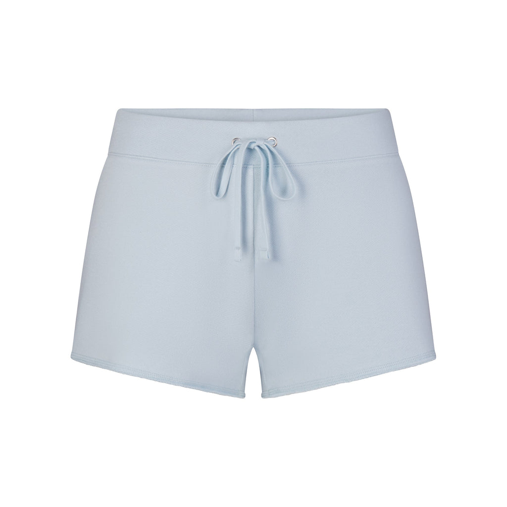DRAPEY FRENCH TERRY SHORT | POWDER BLUE