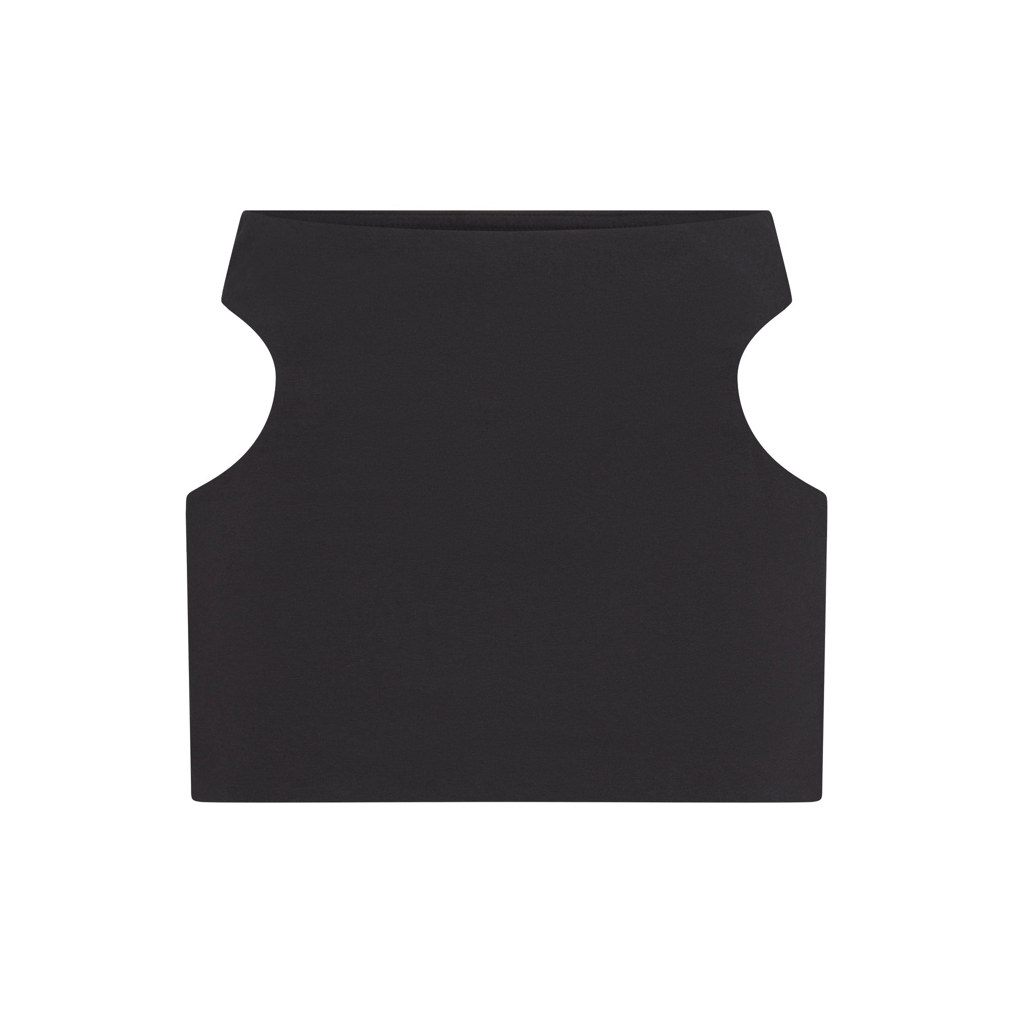 COTTON JERSEY CUT OUT MINI SKIRT | SOOT