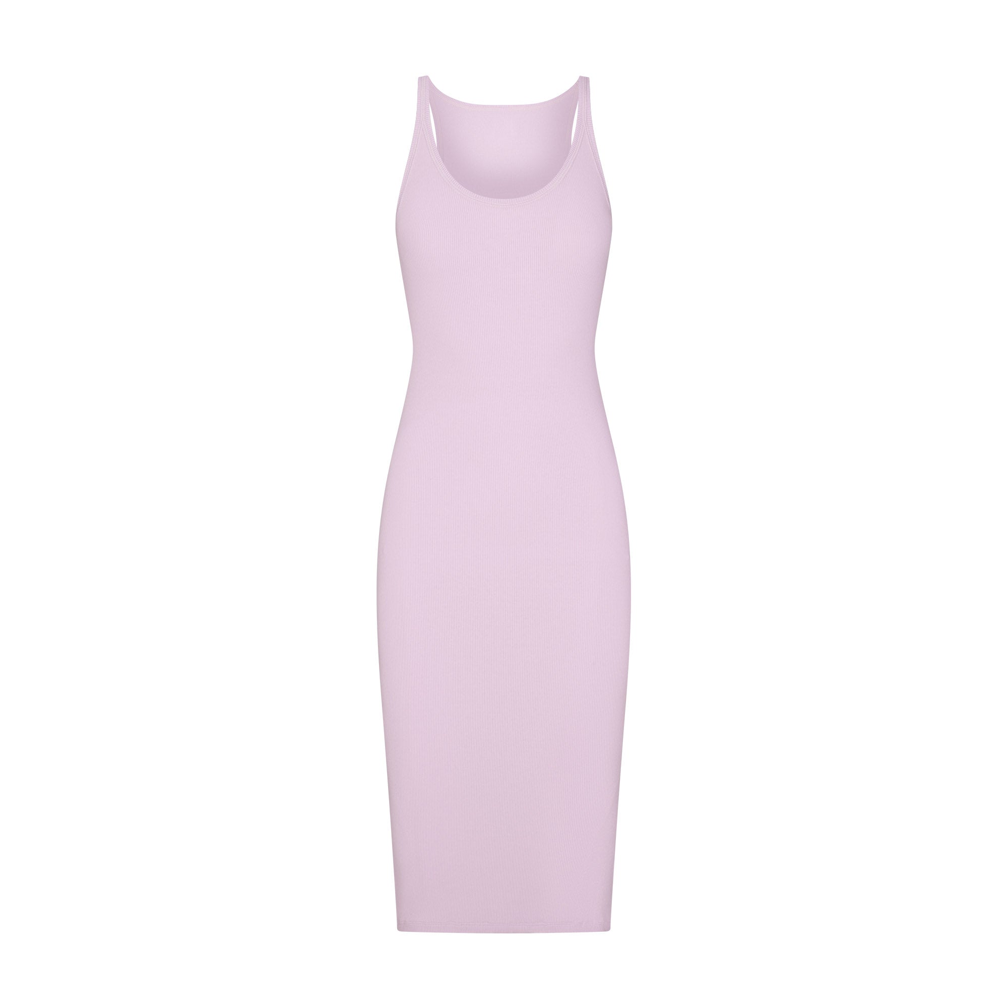 COTTON RIB TANK MIDI DRESS | SUGAR PLUM