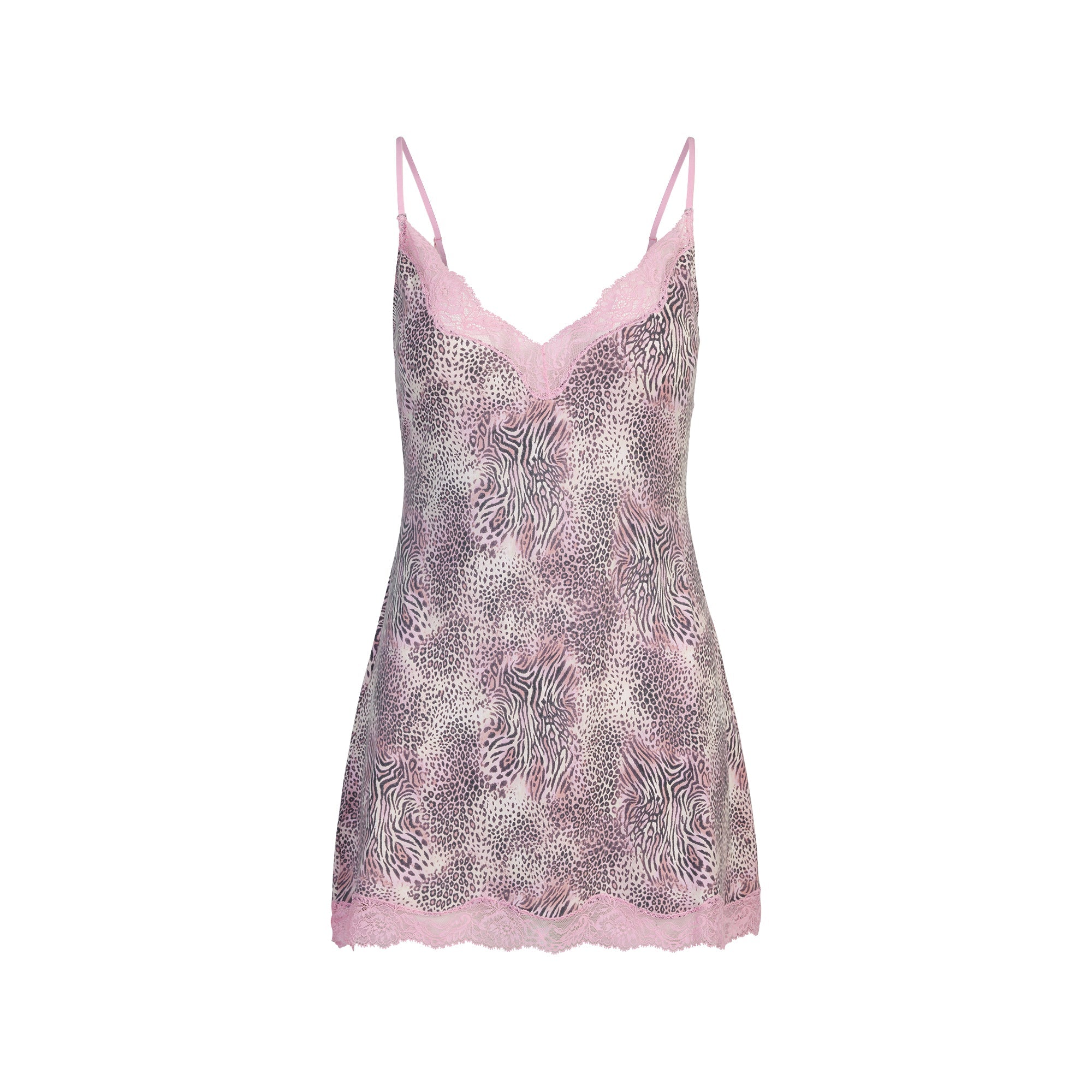 SKIMS SLEEP LACE MINI DRESS | BLOOM MINI MULTI ANIMAL