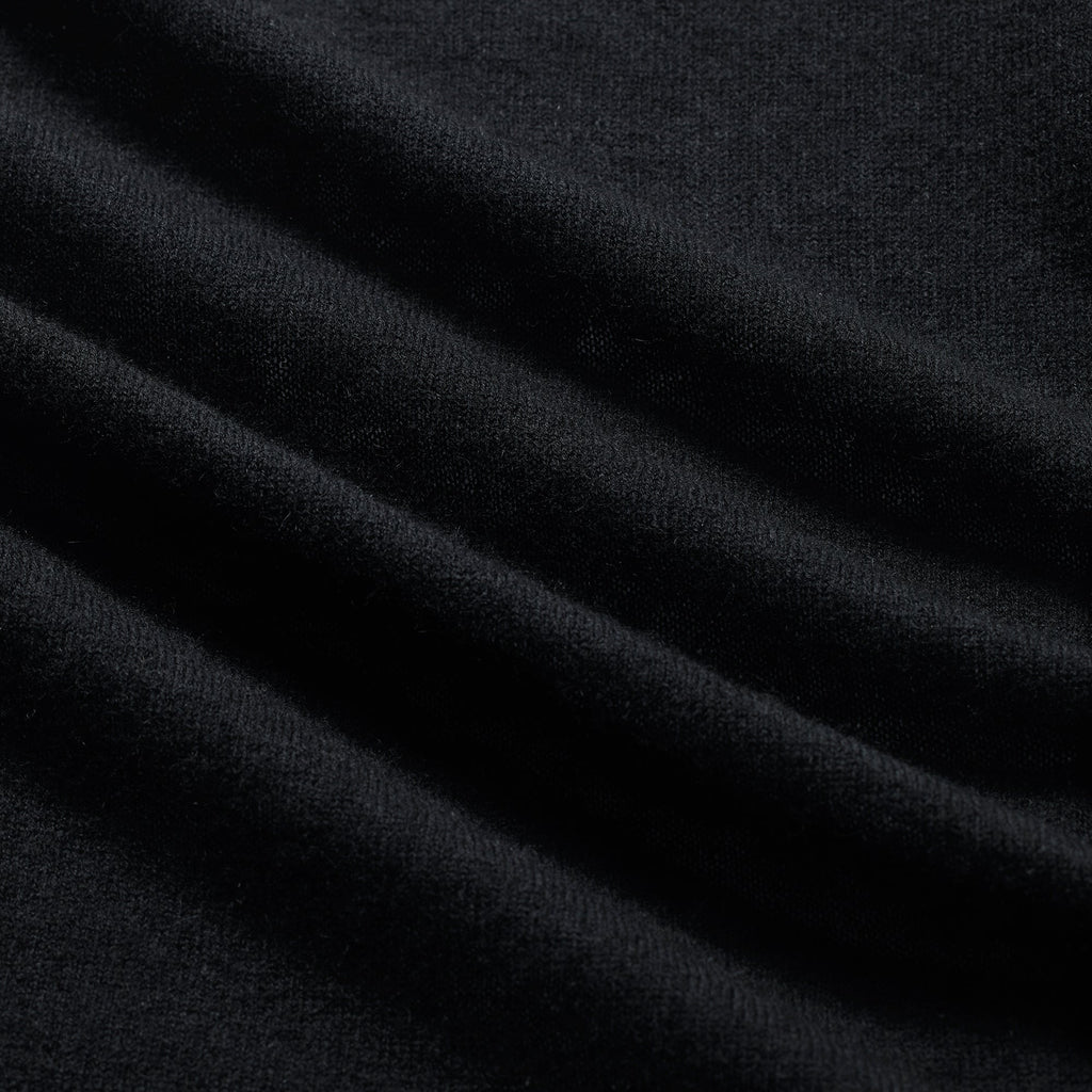 FEATHERWEIGHT CASHMERE LONG SLEEVE TOP | ONYX
