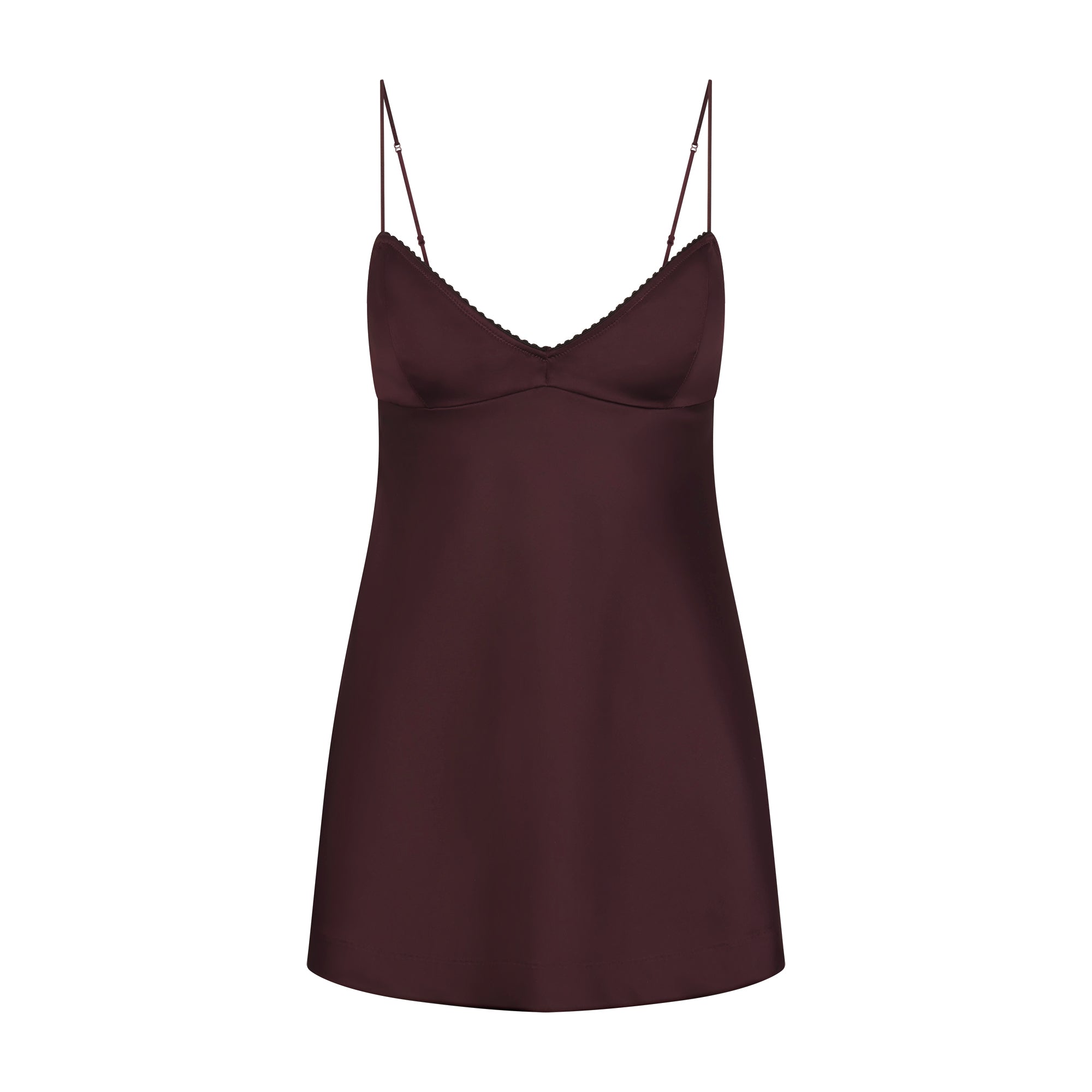 SATIN MINI DRESS | CURRANT