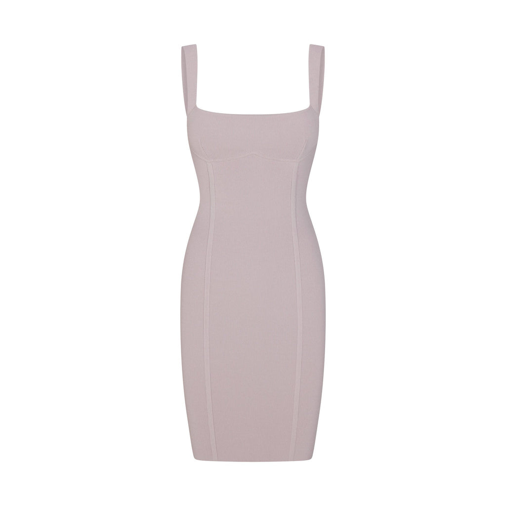 REFINED KNIT MIDI DRESS | IRIS MICA
