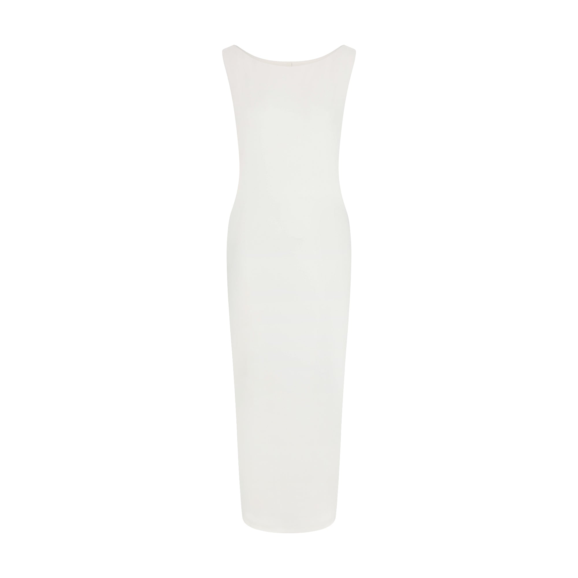 SMOOTH LAYERS CUT OUT LONG DRESS | EGRET