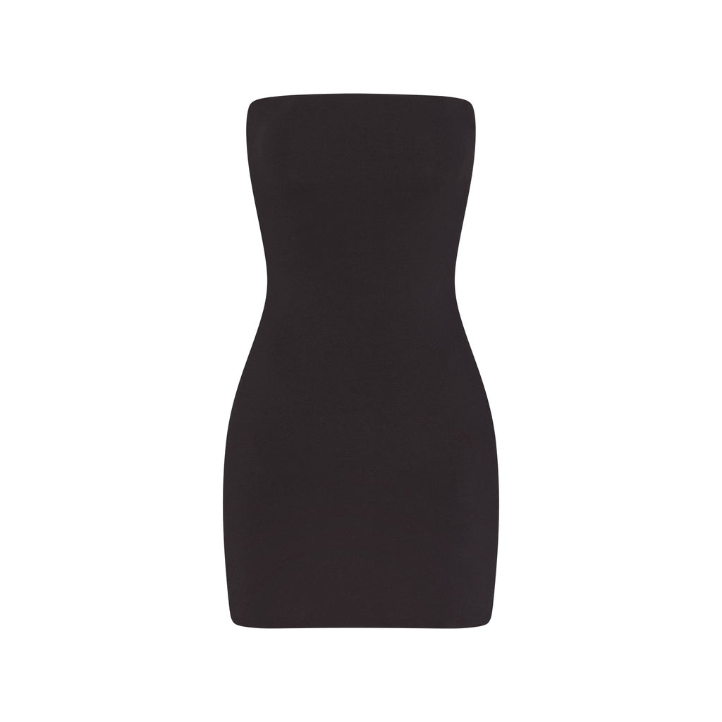 COTTON JERSEY MINI TUBE DRESS | SOOT