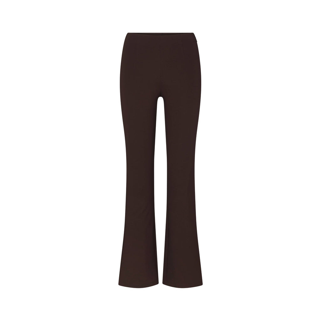 THE ESSENTIAL COLLECTION HIGH-WAISTED CROPPED KICK FLARE PANT | ESPRESSO