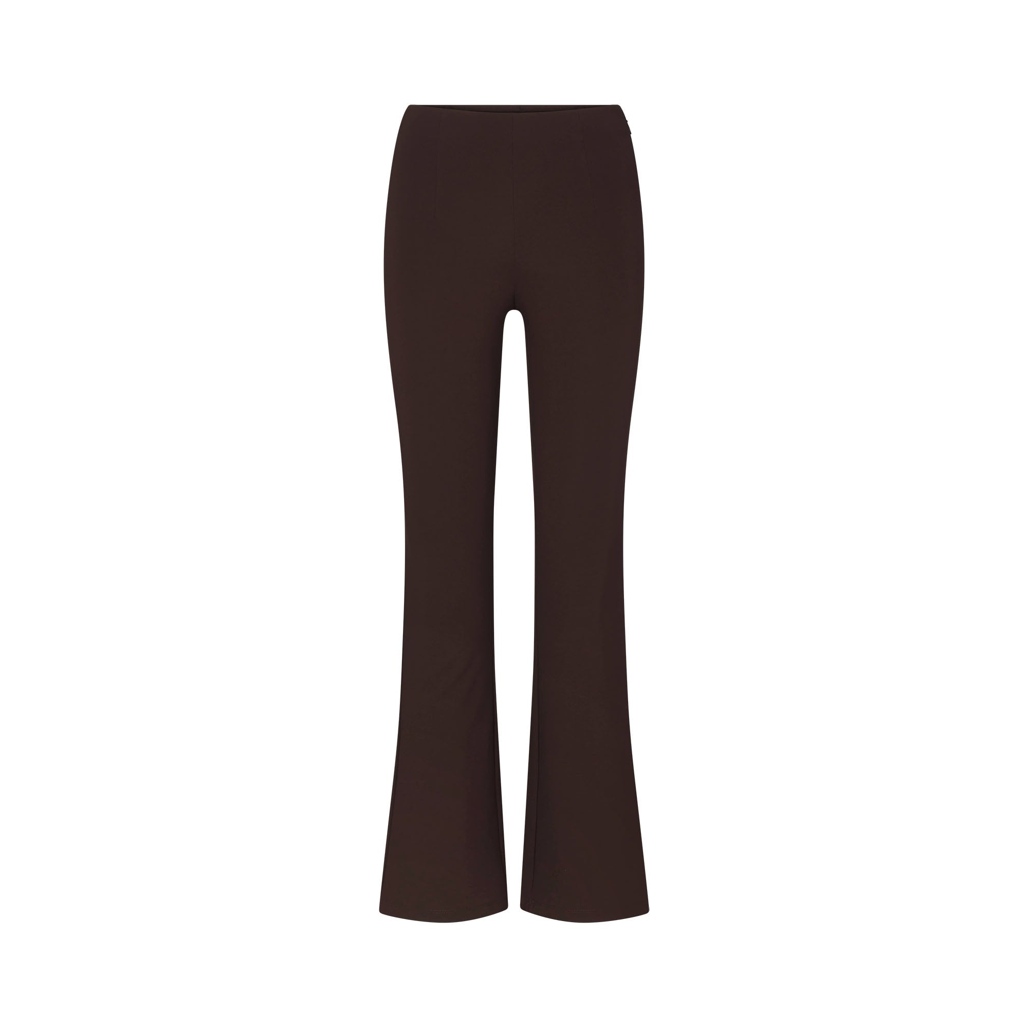 THE ESSENTIAL COLLECTION HIGH-WAISTED CROPPED KICK FLARE PANT | ESPRESSO