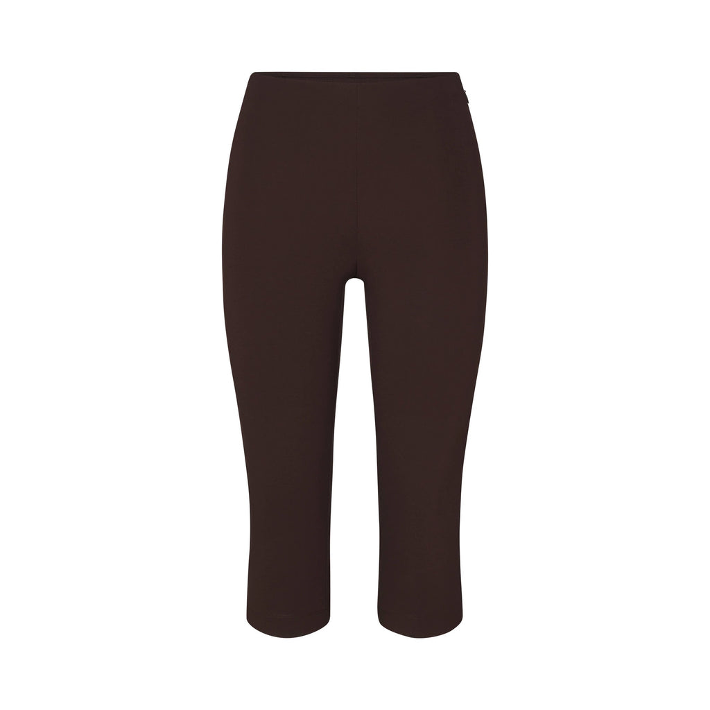 THE ESSENTIAL COLLECTION HIGH-WAISTED CAPRI | ESPRESSO