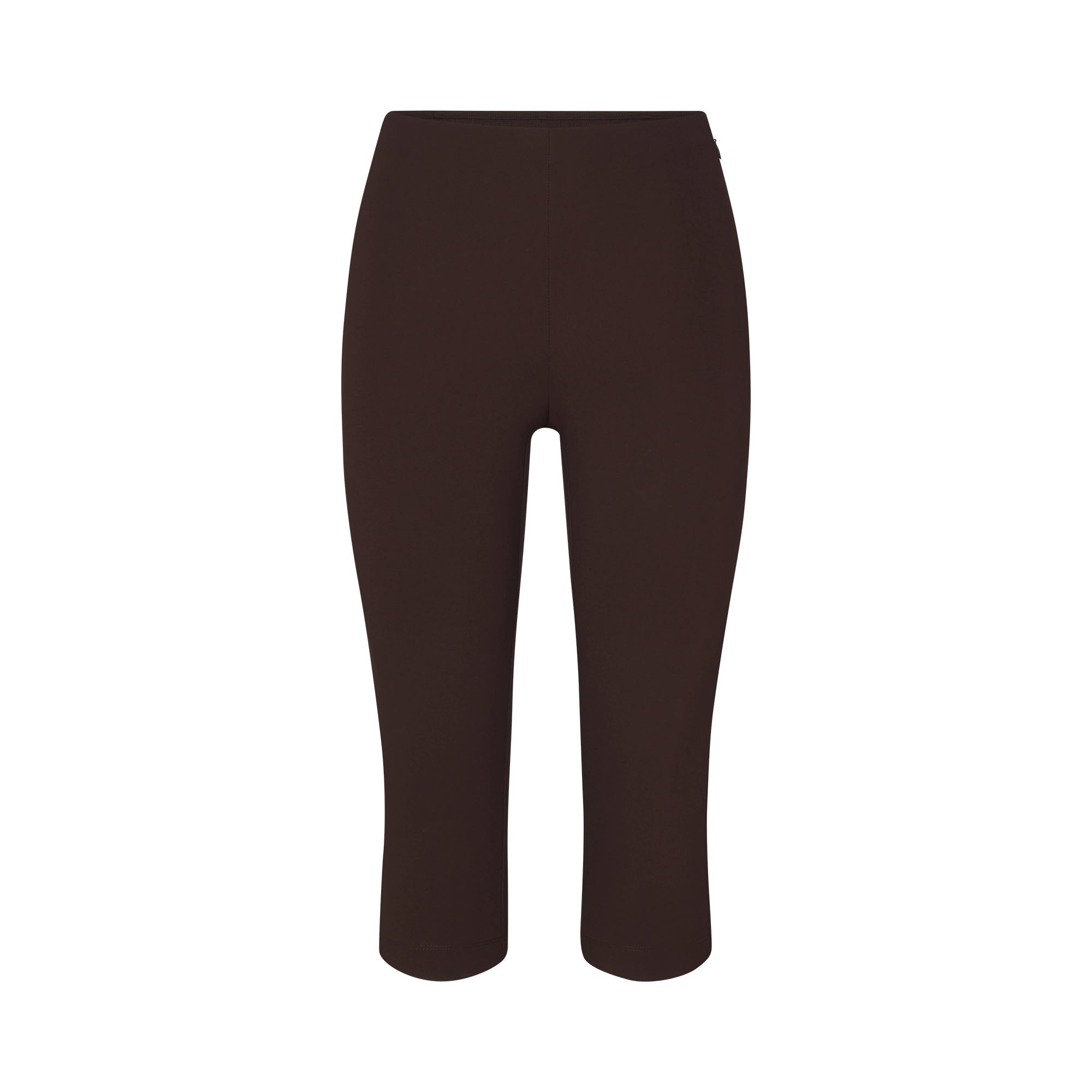 THE ESSENTIAL COLLECTION HIGH-WAISTED CAPRI | ESPRESSO