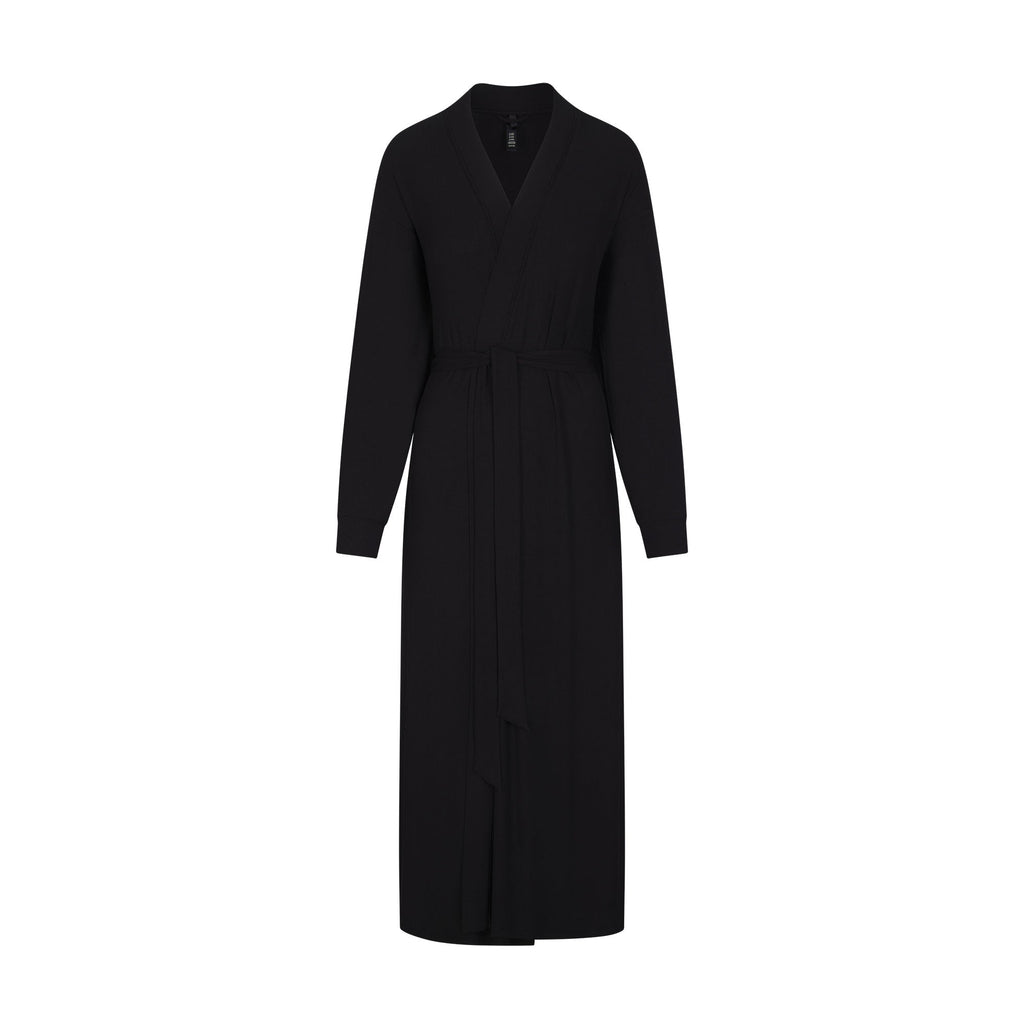 SOFT LOUNGE LONG ROBE | ONYX