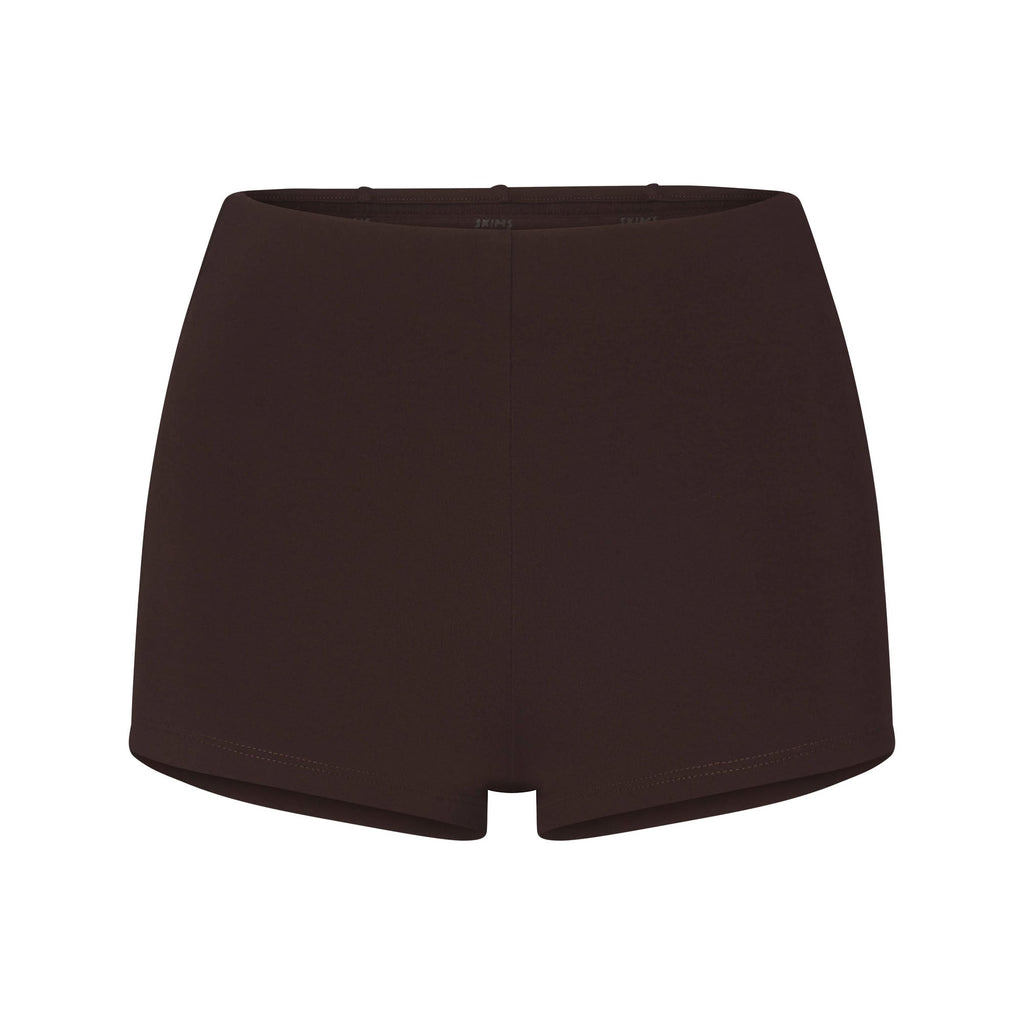 THE ESSENTIAL COLLECTION HIGH-WAISTED HOT SHORT | ESPRESSO