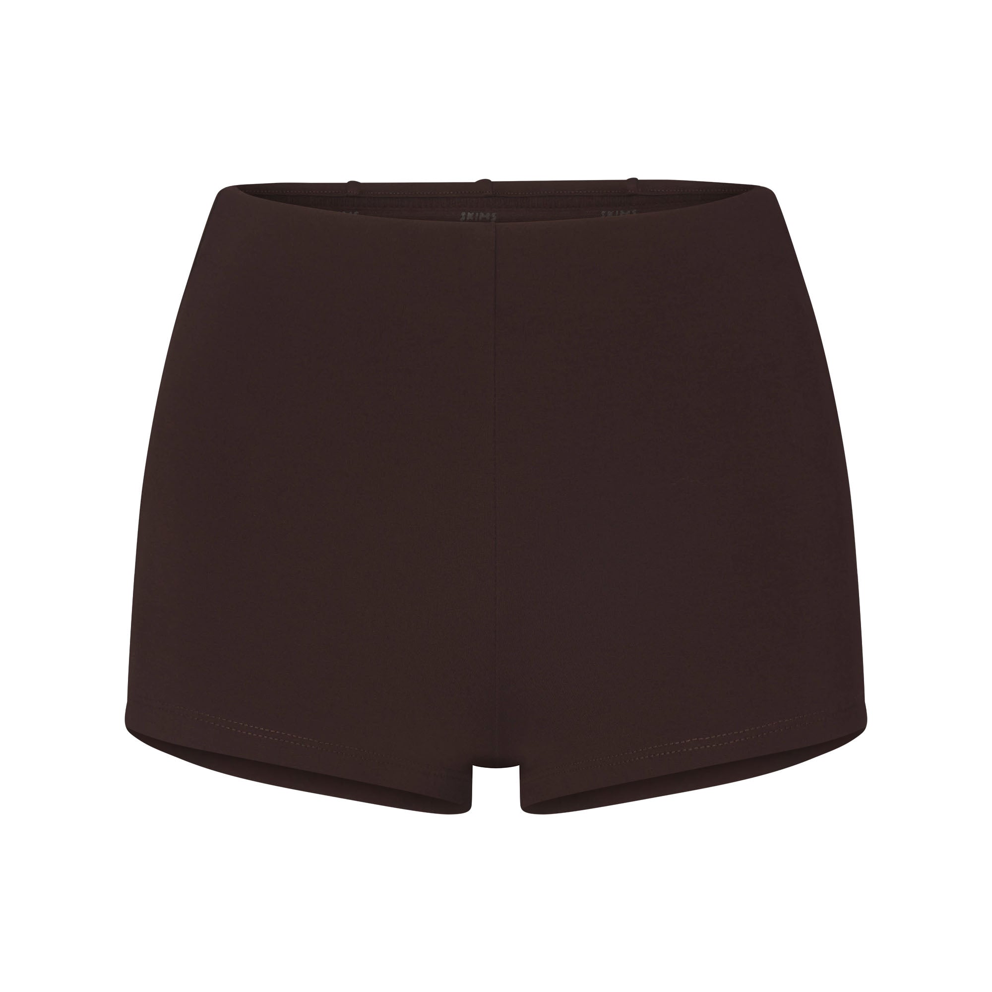 THE ESSENTIAL COLLECTION HIGH-WAISTED HOT SHORT | ESPRESSO