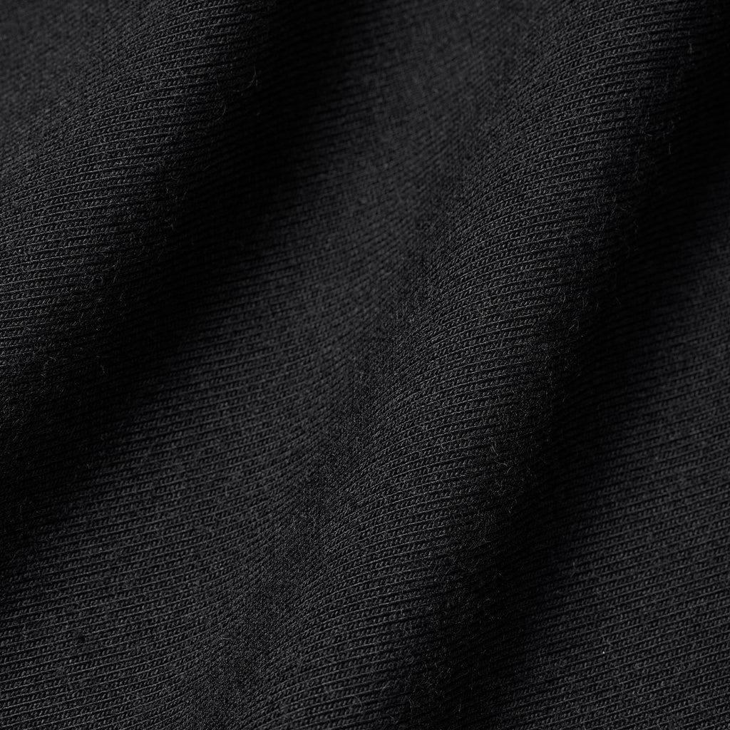 SMOOTH LAYERS SCOOP NECK LONG DRESS | OBSIDIAN