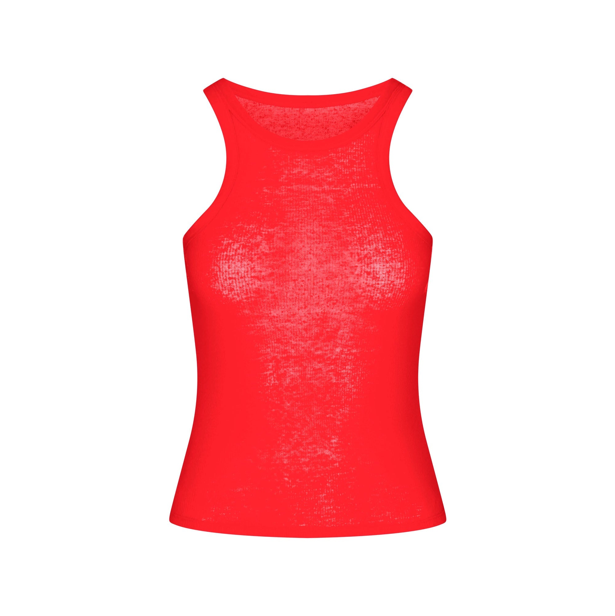 SHEER RIB TANK | CARMINE