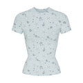 COTTON JERSEY T-SHIRT | POWDER BLUE BANDANA