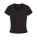 WORN IN JERSEY BABY V NECK TEE | WASHED ONYX