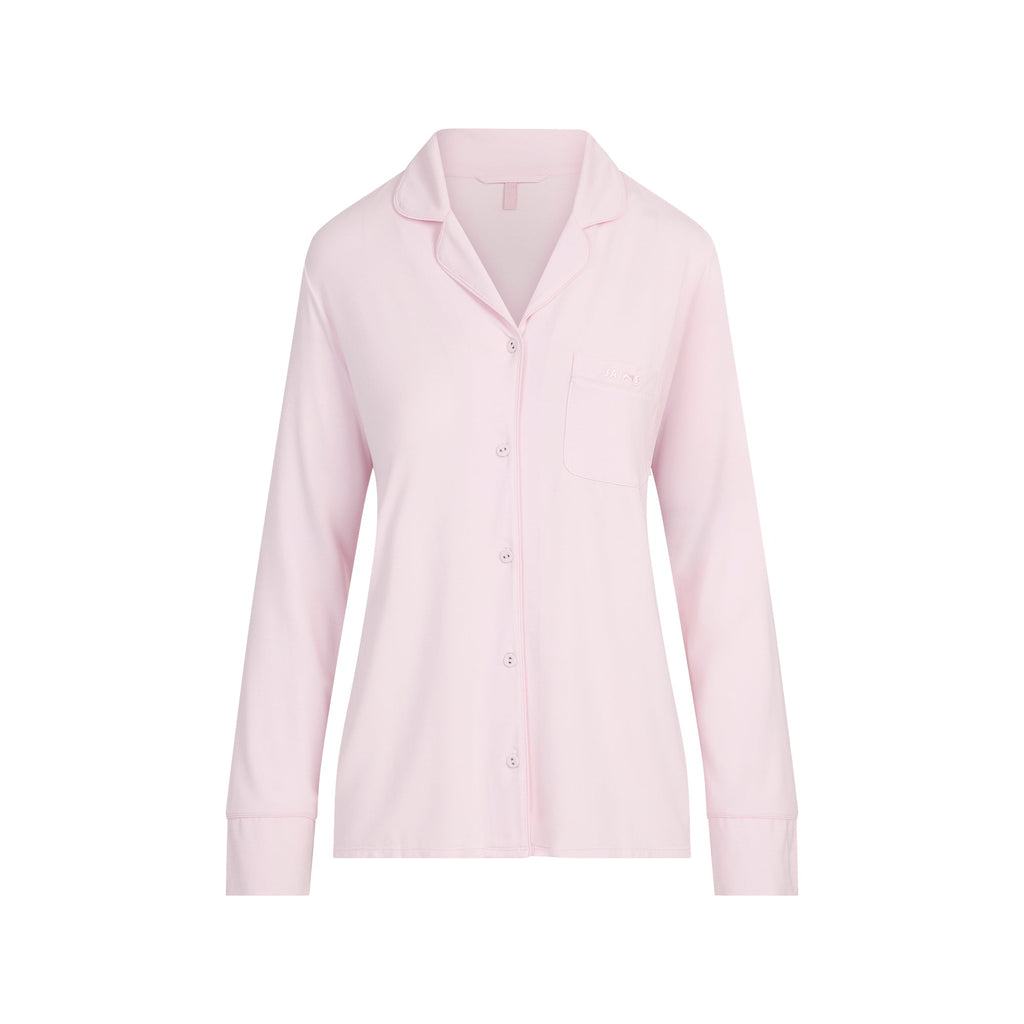 SKIMS SLEEP LONG SLEEVE BUTTON UP SET | BLOOM