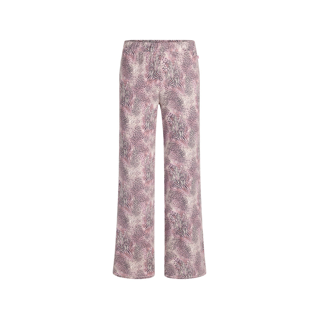 SKIMS SLEEP LONG SLEEVE BUTTON UP SET | BLOOM MINI MULTI ANIMAL