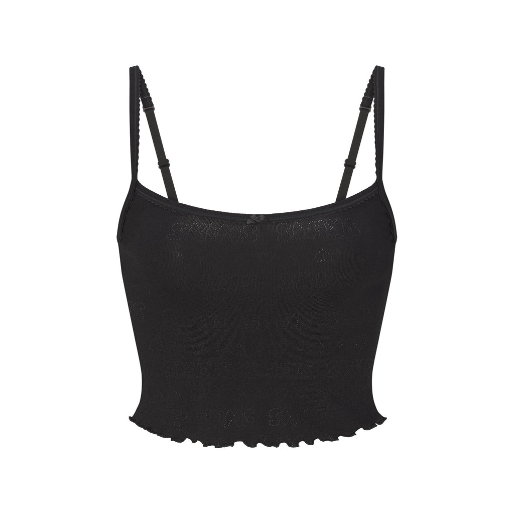LOGO POINTELLE CAMI SLEEP SET | SOOT