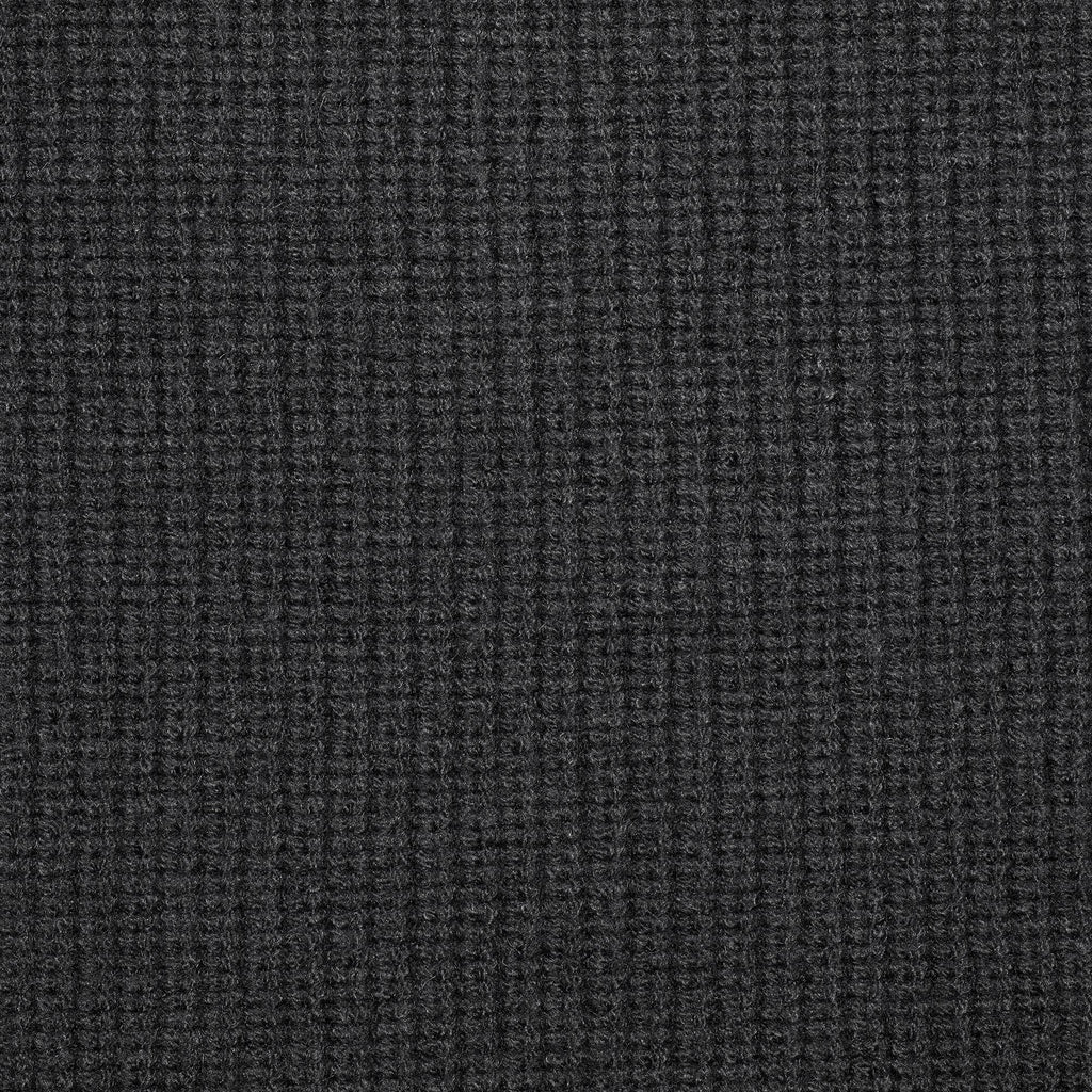 SWEATER KNITS RIBBED LONG SLEEVE FITTED CREW NECK | ASH