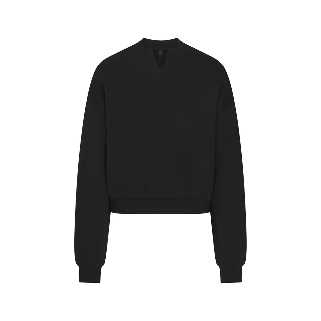HEAVYWEIGHT FLEECE CREWNECK | ONYX