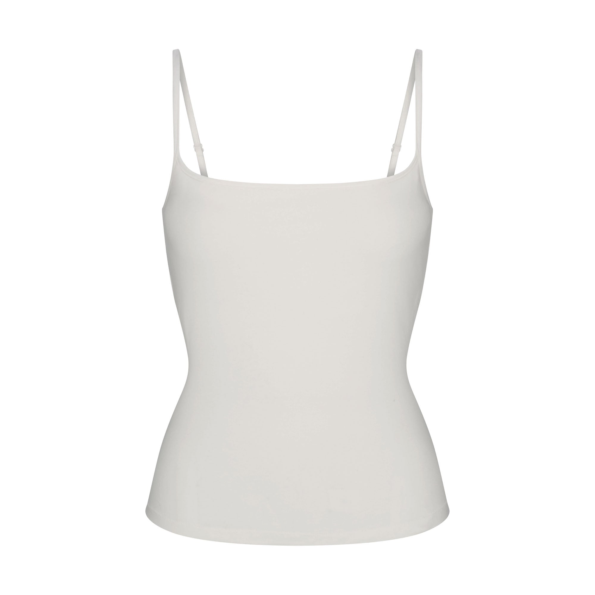 COTTON JERSEY SCOOP NECK CAMI | MARBLE