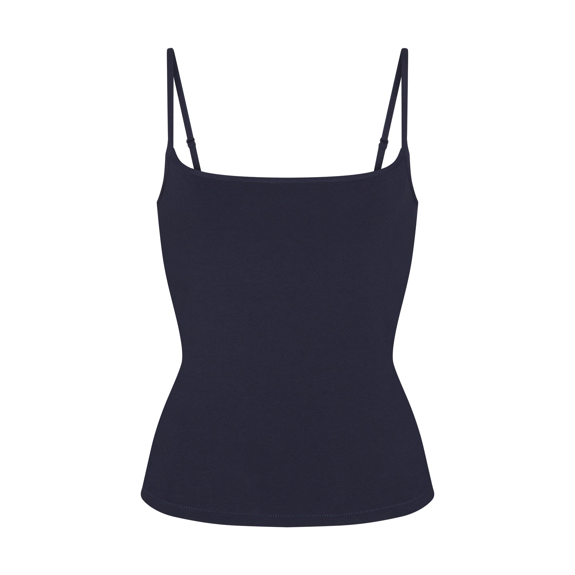 COTTON JERSEY SCOOP NECK CAMI | NAVY