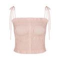 POPLIN APPAREL RUFFLE CAMI | DUSTY PINK