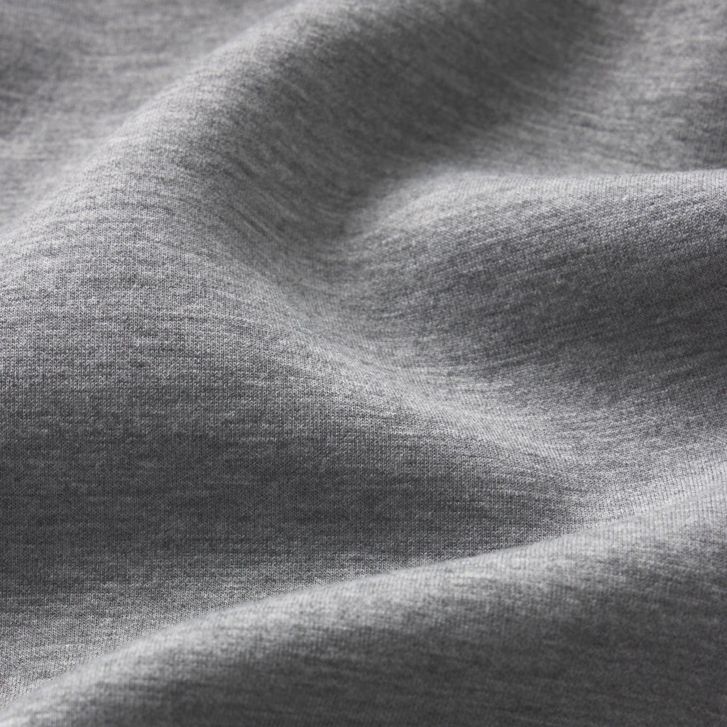 NEOPRENE OUTERWEAR OVERSIZED MOCK NECK JACKET | DARK HEATHER GREY