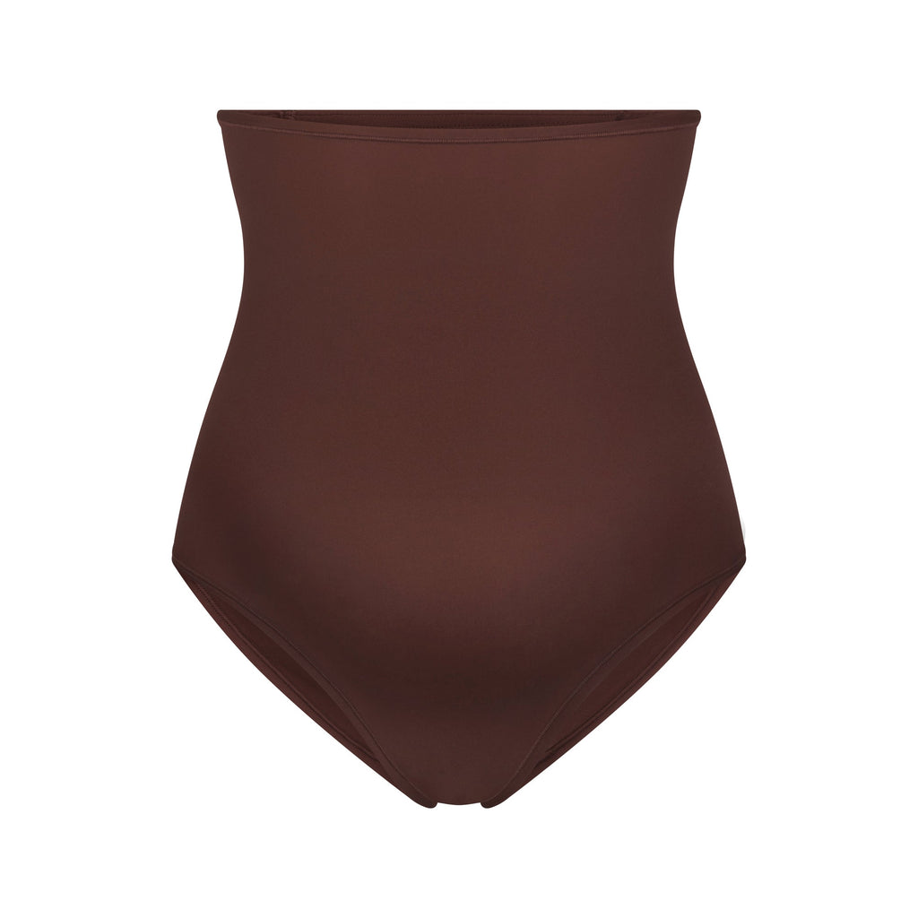 FITS EVERYBODY MATERNITY HIGH-WAISTED BRIEF | COCOA