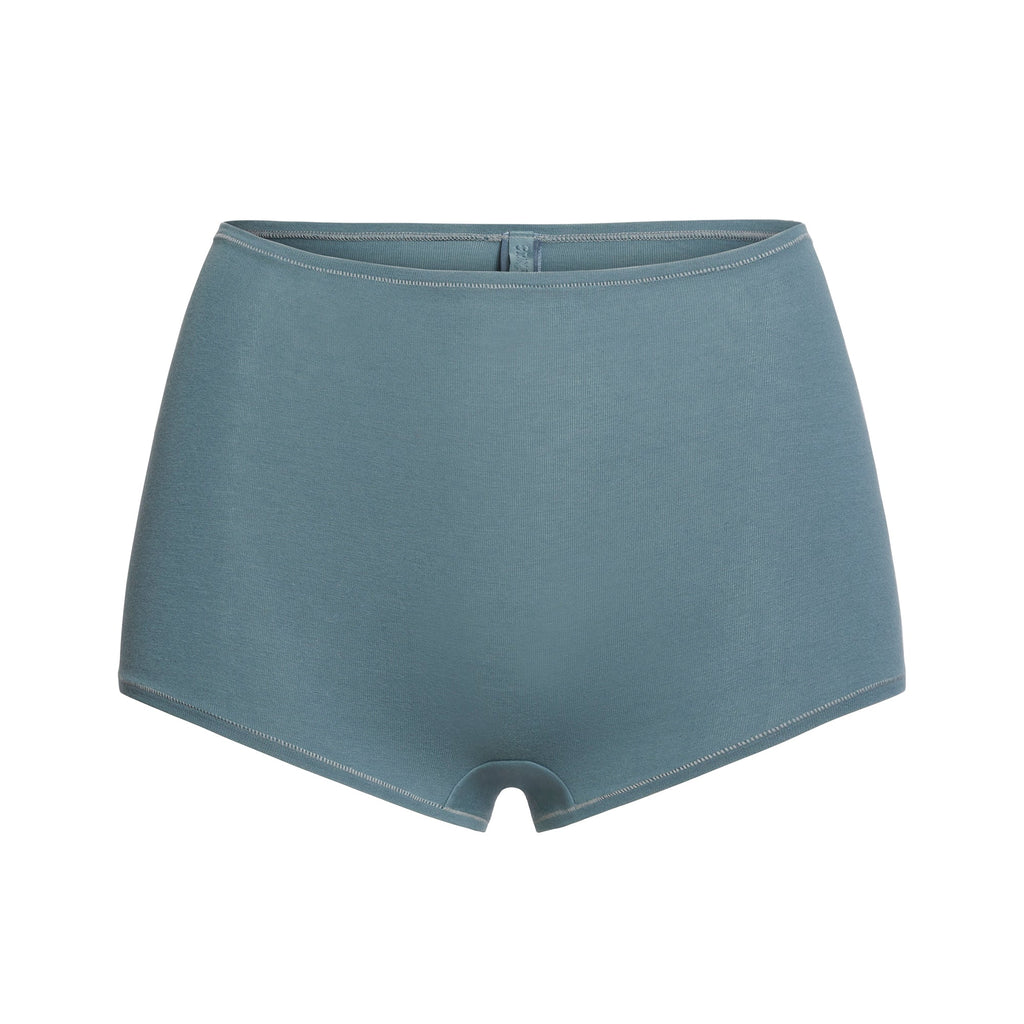 COTTON JERSEY BOY SHORT | KYANITE
