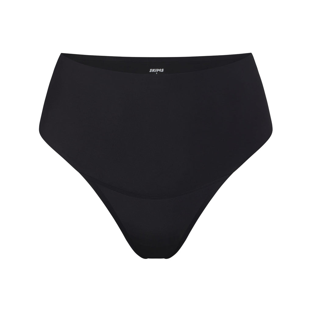 SMOOTHING INTIMATES HIGH-WAISTED THONG | ONYX