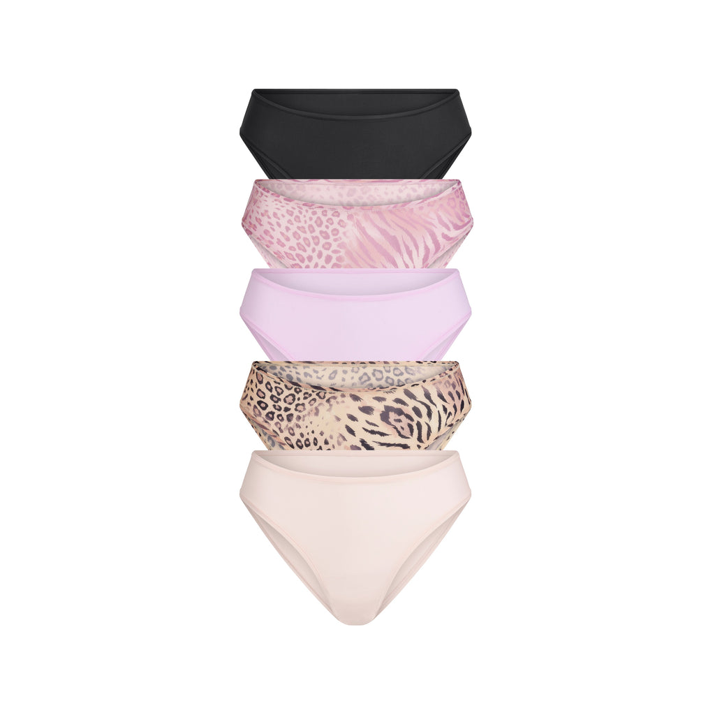 FITS EVERYBODY CHEEKY BRIEF 5-PACK | SAND BLOOM ANIMAL MULTI