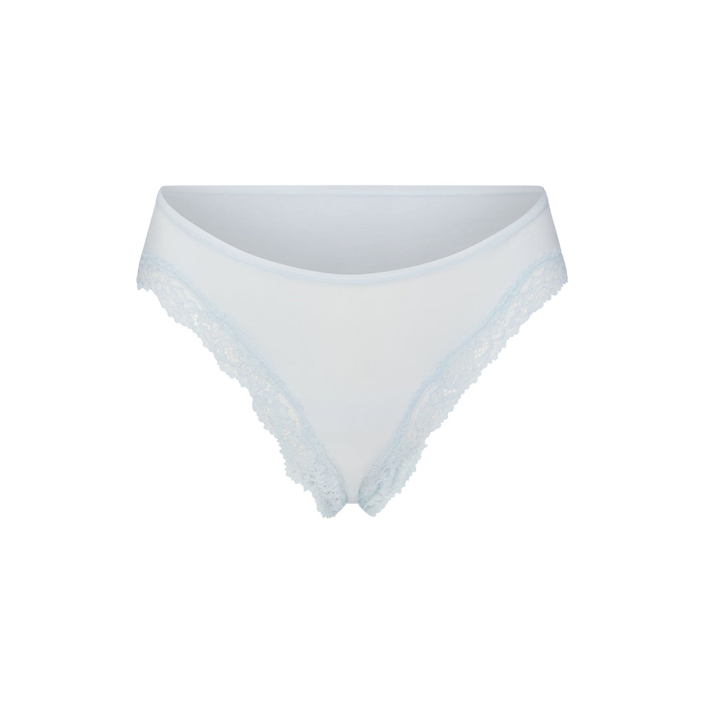 FITS EVERYBODY LACE CHEEKY TANGA 5-PACK | IVORY PEARL BOW MULTI