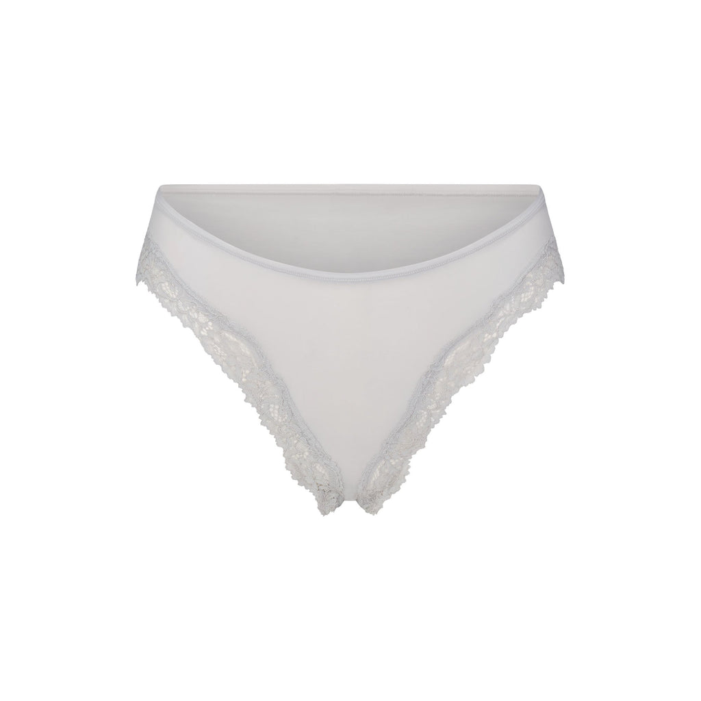 FITS EVERYBODY LACE CHEEKY TANGA 5-PACK | IVORY PEARL BOW MULTI