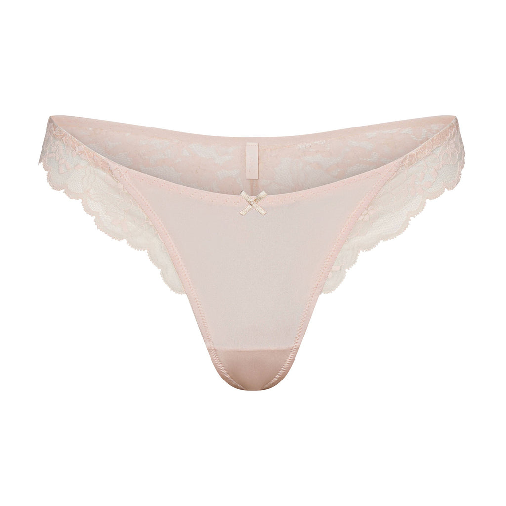 SKIMS LACE THONG | PRIMROSE