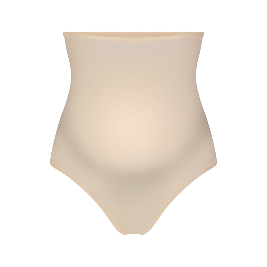 FITS EVERYBODY MATERNITY HIGH-WAISTED THONG | SAND