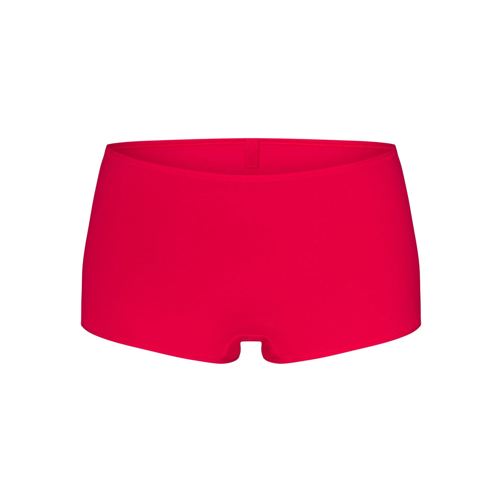 EVERYDAY COTTON BOY SHORT | CARMINE