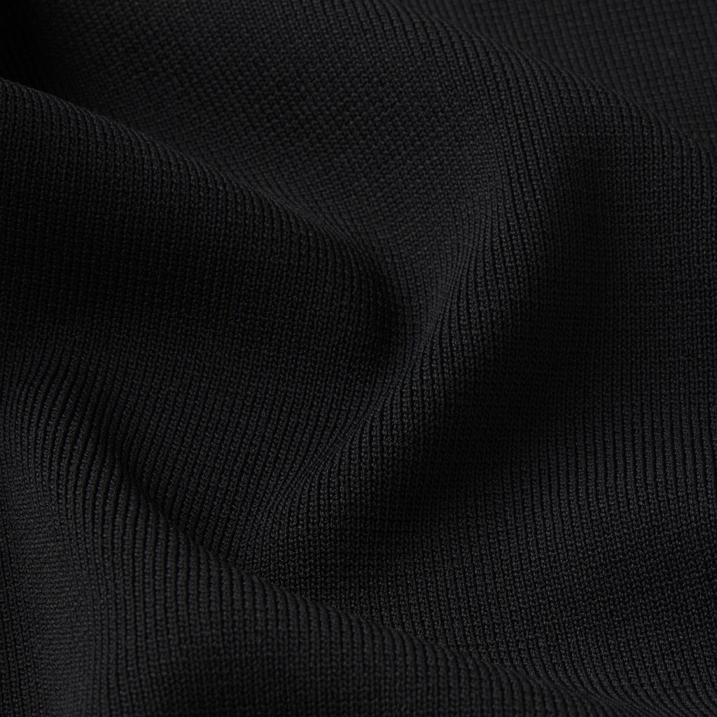 REFINED KNIT MINI DRESS | OBSIDIAN