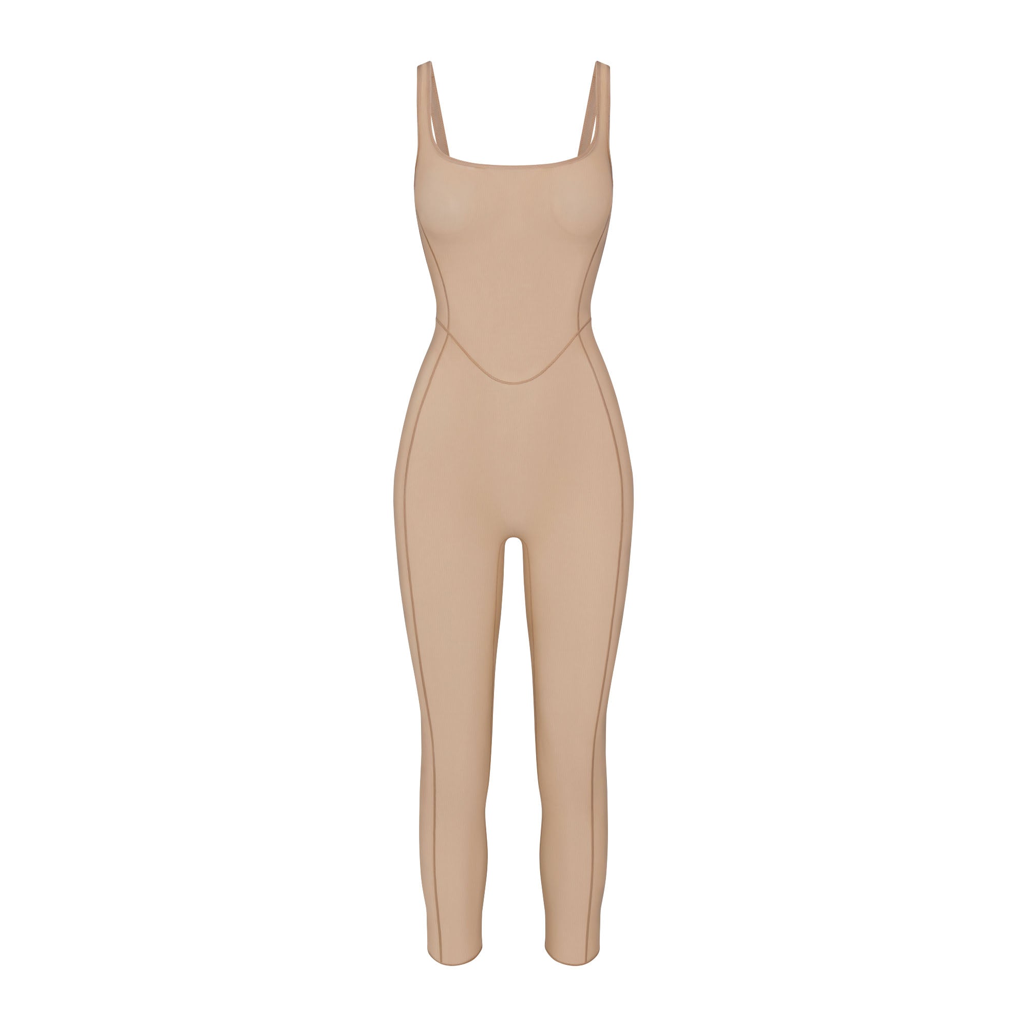 POWER MESH SHAPEWEAR CATSUIT | CLAY
